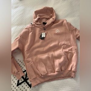 Rawgear mens XL salmon color hoodie. 50% cotton 50% polyester. Loose fit